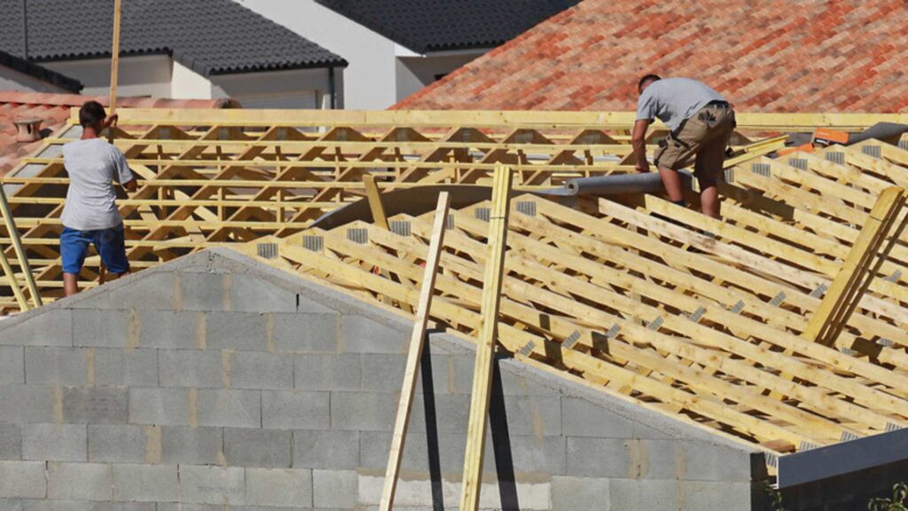 Pose de charpente en Bois à Vitrolles