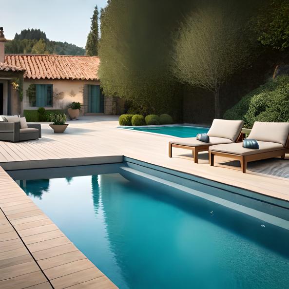 Piscine de 10m2 en béton