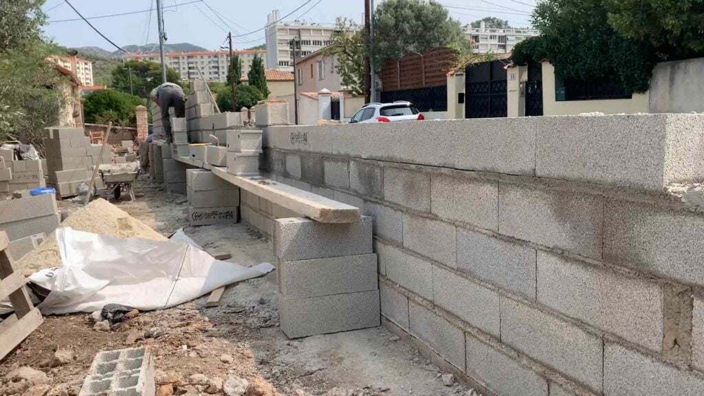 construction mur de clôture Marseille 13140