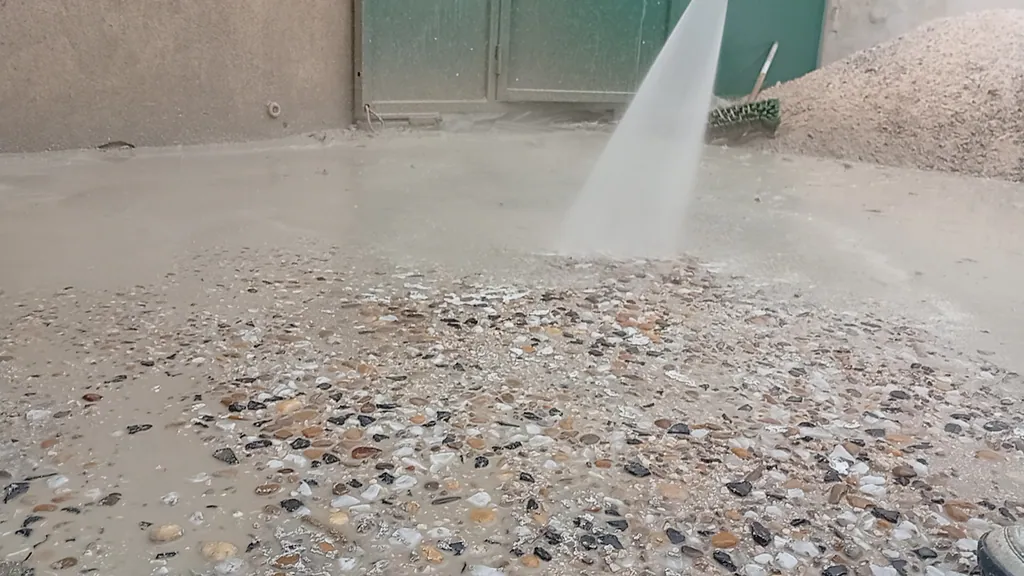 Vue d'ensemble du chantier dalle béton désactivé Endoume Marseille