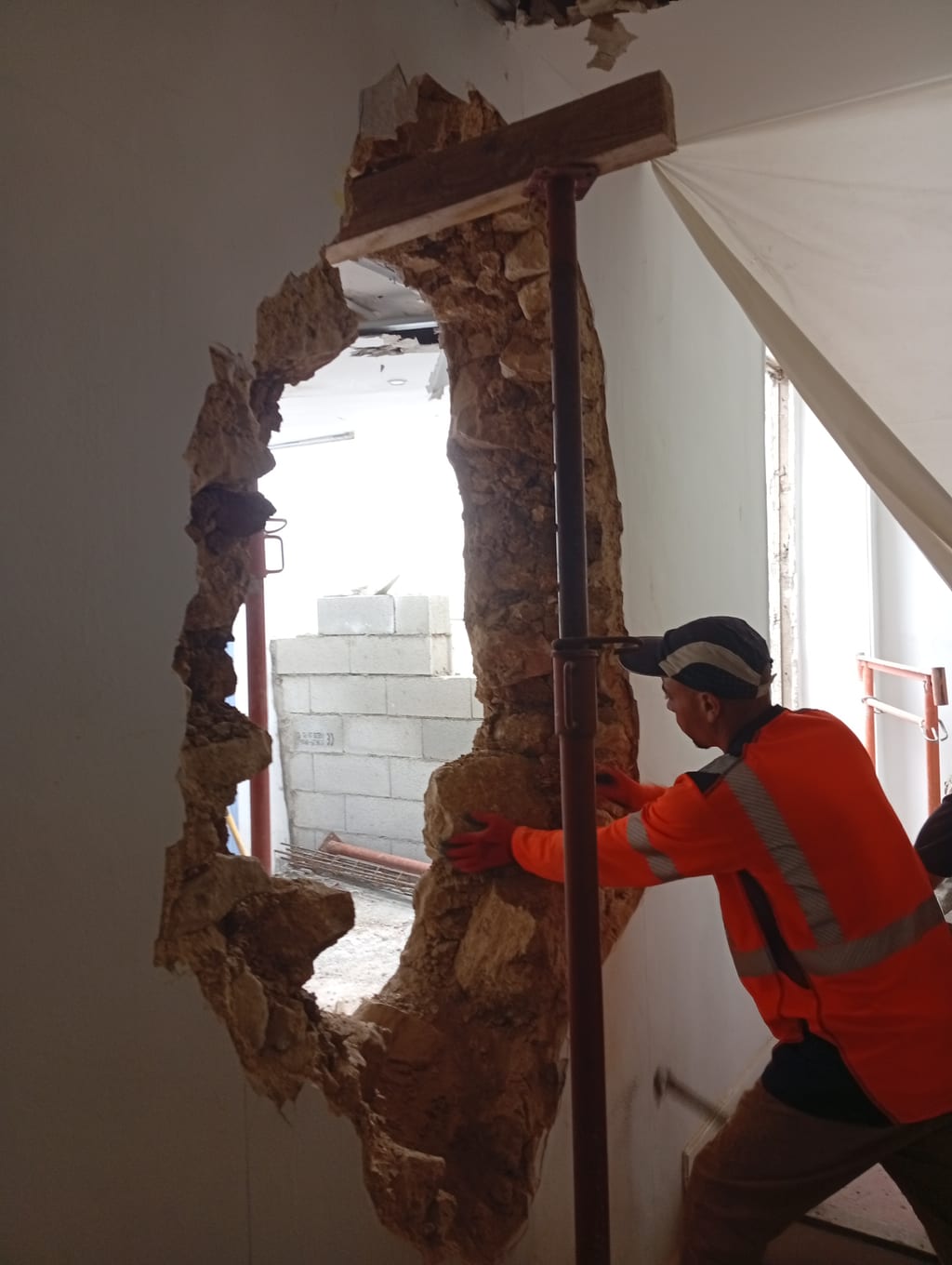 Extension de maison sur notre chantier d'Endoume, à Marseille