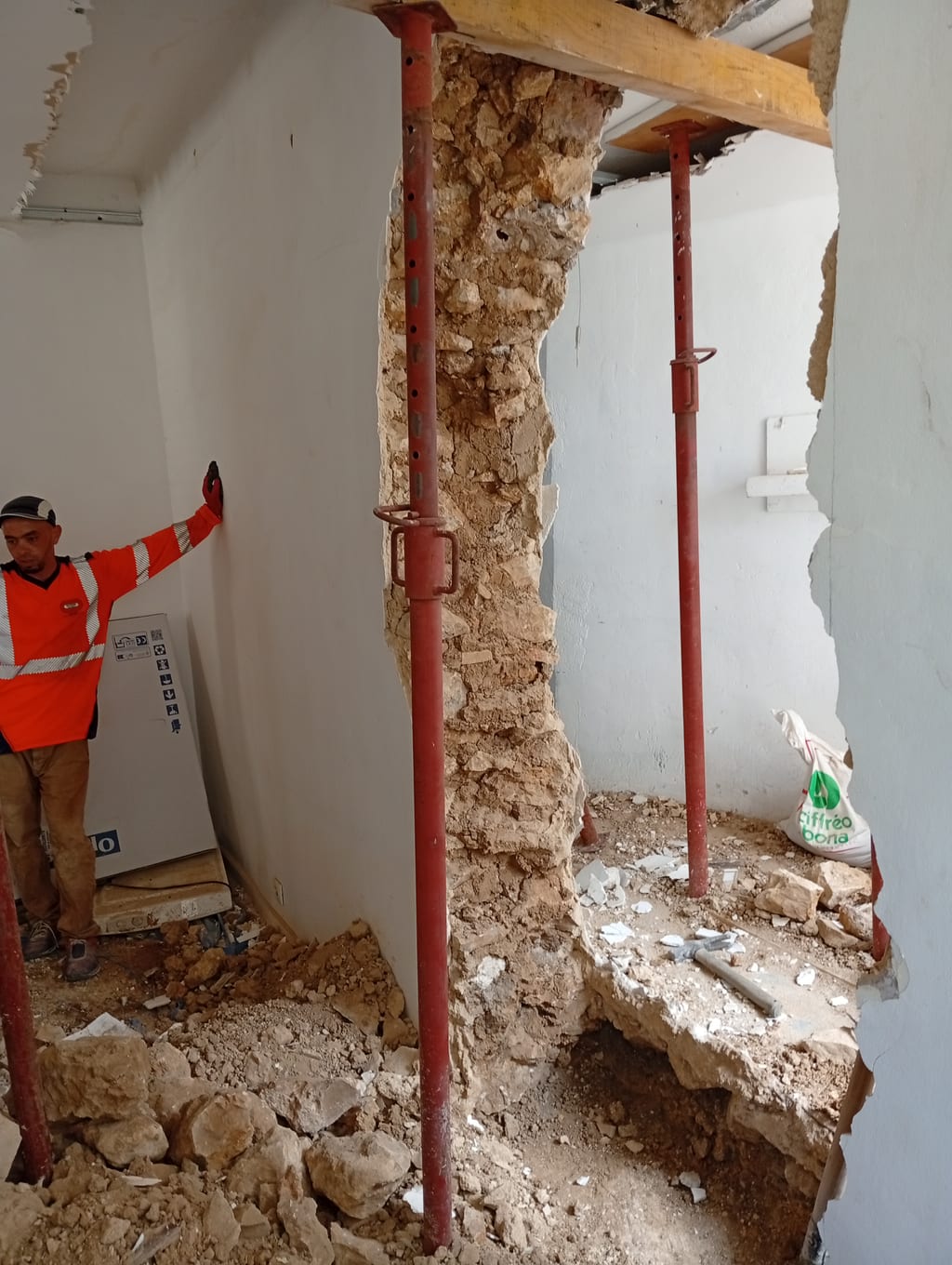 Extension de maison sur notre chantier d'Endoume, à Marseille