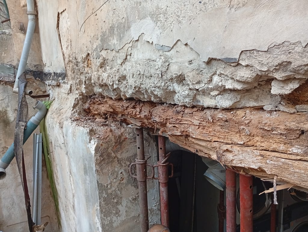 Ouverture d'un mur porteur sur notre chantier d'Aix-en-Provence