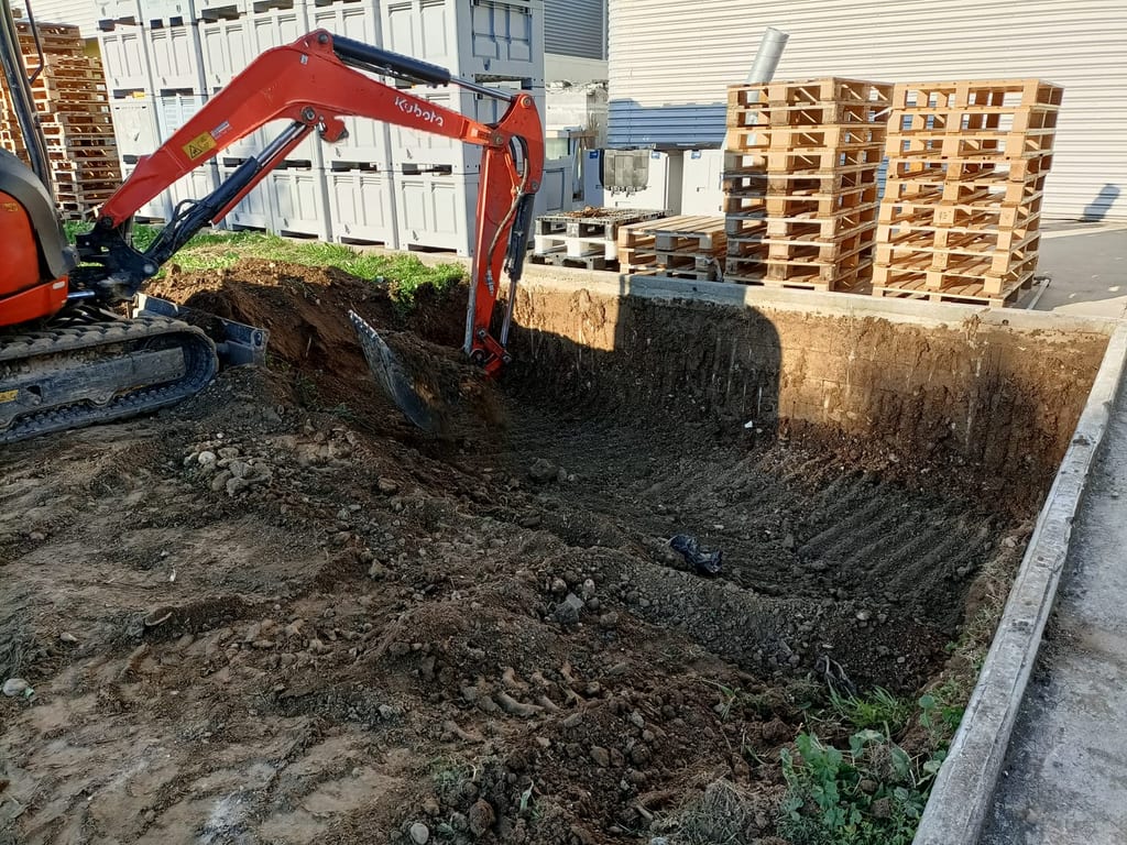 Terrassement et viabilisation d'un terrain à bâtir à Salon-de-Provence